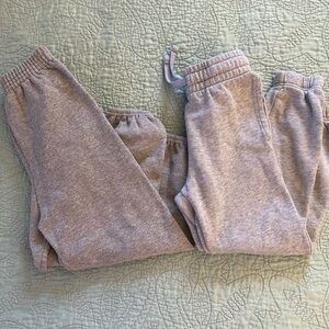 Boys Sweatpants Lot of 2 Size Small Gray Elastic Waistband